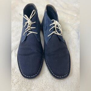 Steve Madden Blue and White Chukka Boots